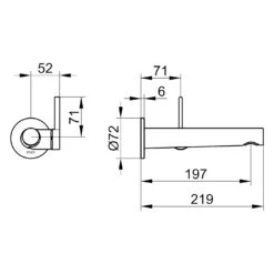 Keuco EDITION 400 Einhebel-Waschtischmischer Unterputz, Ausladung 19,7 Cm -Megabad Verkäufe keuco alle editionen 400 armaturen waschtisch 11795295