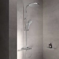 Keuco Plan Blue Thermostat-Brausemischer Für AP Montage Mit Kopfbrause