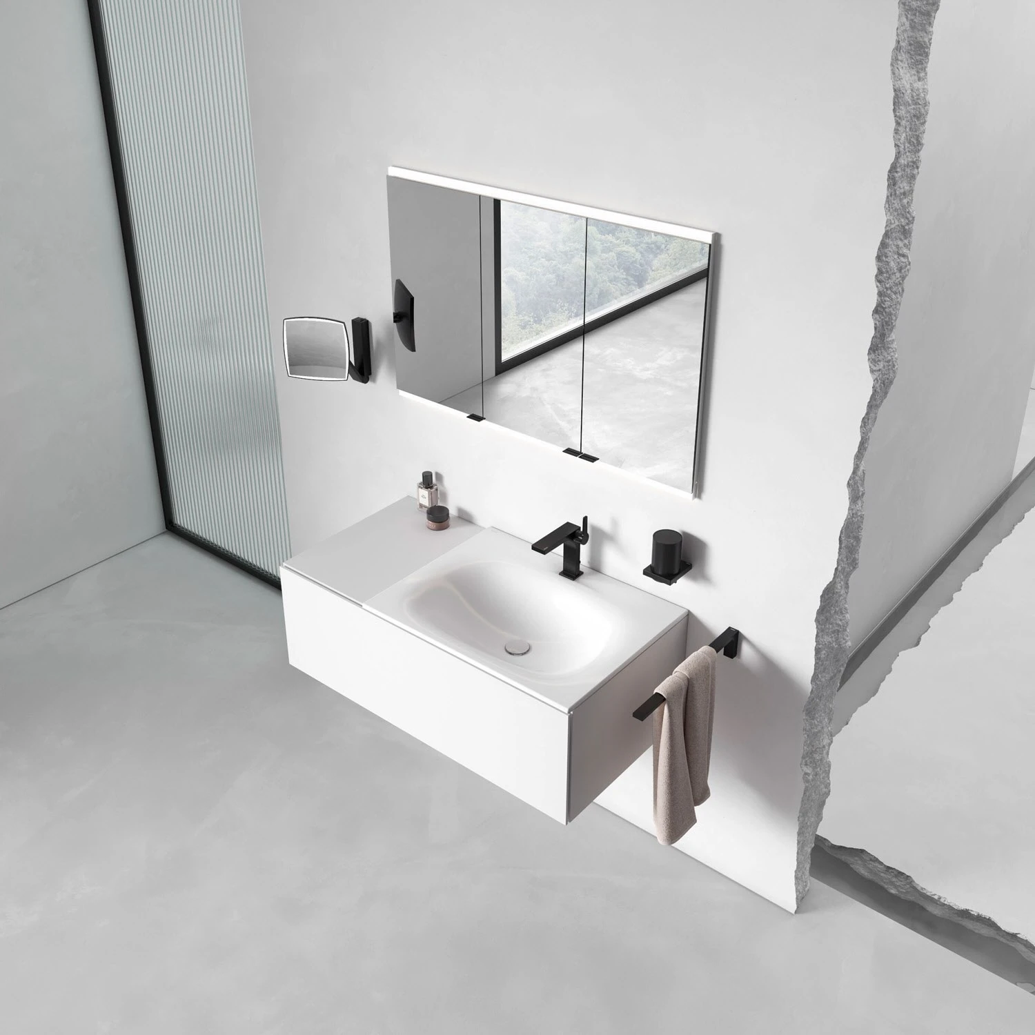 Keuco EDITION 11 Black Selection Einhebel-Waschtischmischer 150, Mit Zugstangen-Ablaufgarnitur 14 Keuco EDITION 11 Black Selection Einhebel-Waschtischmischer 150, Mit Zugstangen-Ablaufgarnitur – Bild 12