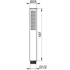 Keuco Black Selection Stabhandbrause -Megabad Verkäufe keuco ixmo brausenprogramm black selection stabhandbrause 6798234