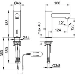Keuco IXMO Elektronik-Waschtischmischer 130, Mit Temperaturregulierung, Mit Steckernetzteil 13 Keuco IXMO Elektronik-Waschtischmischer 130, Mit Temperaturregulierung, Mit Steckernetzteil -Megabad Verkäufe keuco ixmo elektronik waschtischmischer 130 mit 5455910