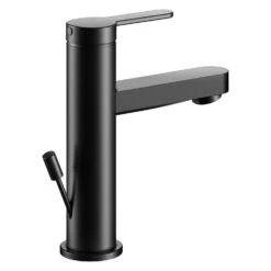 Keuco IXMO Flat Black Selection Einhebel-Waschtischmischer 100, Mit Zugstangen-Ablaufgarnitur -Megabad Verkäufe keuco ixmo flat waschtisch black selection 6822788