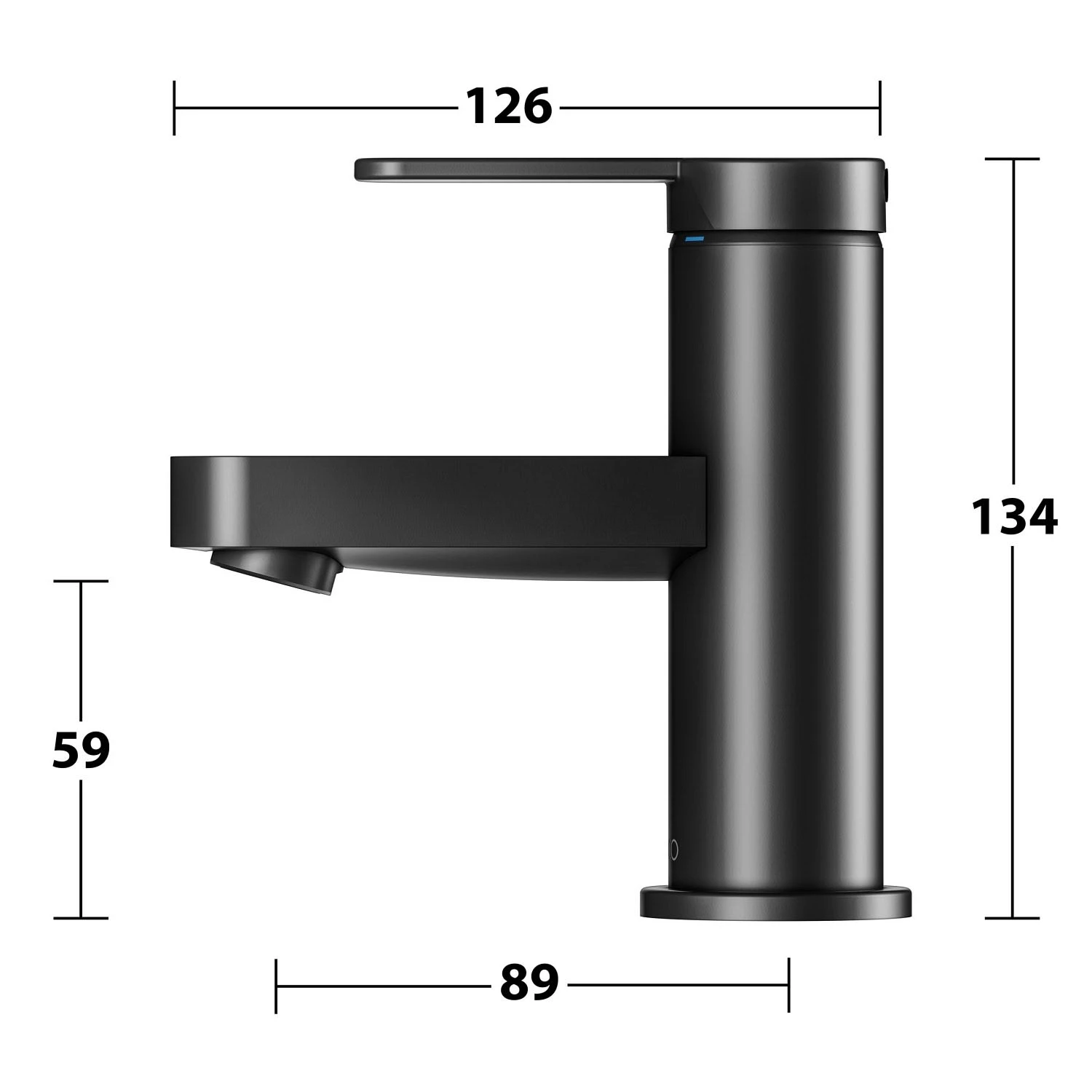 Keuco IXMO Flat Black Selection Einhebel-Waschtischmischer 60, Ohne Ablaufgarnitur 10 Keuco IXMO Flat Black Selection Einhebel-Waschtischmischer 60, Ohne Ablaufgarnitur – Bild 8