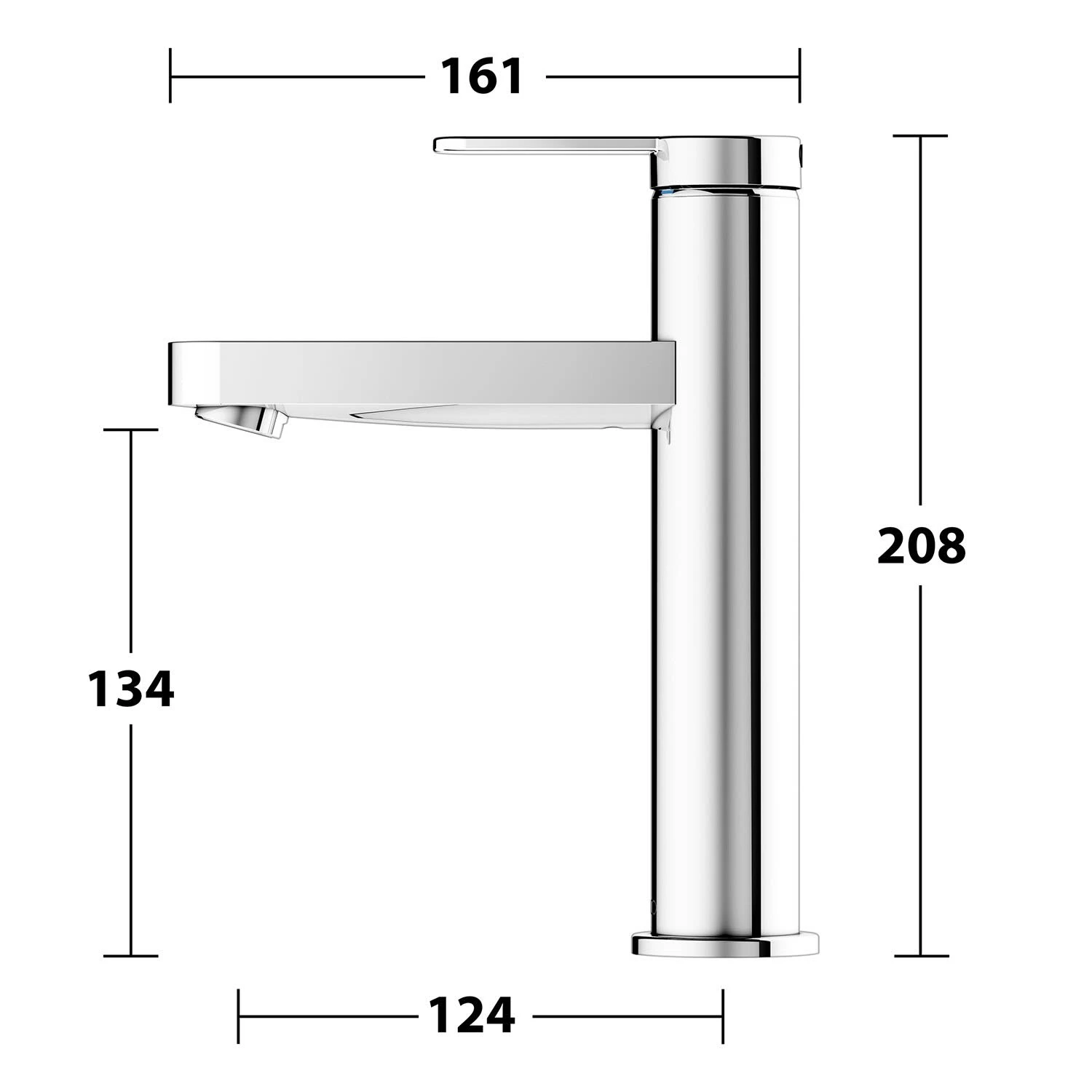 Keuco IXMO Flat Einhebel-Waschtischmischer 130, Ohne Ablaufgarnitur 8 Keuco IXMO Flat Einhebel-Waschtischmischer 130, Ohne Ablaufgarnitur – Bild 6