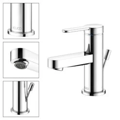 Keuco IXMO Flat Einhebel-Waschtischmischer 60, Mit Zugstangen-Ablaufgarnitur -Megabad Verkäufe keuco ixmo flat waschtisch einhebel waschtischmischer 5456786