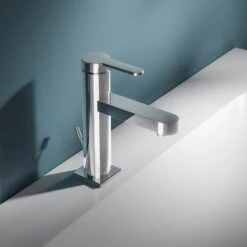 Keuco IXMO Flat Einhebel-Waschtischmischer 60, Mit Zugstangen-Ablaufgarnitur -Megabad Verkäufe keuco ixmo flat waschtisch einhebel waschtischmischer 6837692