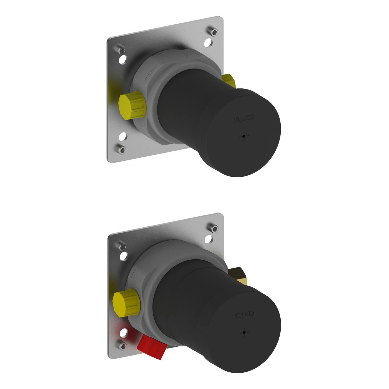 Keuco IXMO Unterputz Duschsystem Mit Thermostatarmatur, Handbrause, Brausestange Und Kopfbrause, Eckig 13 Keuco IXMO Unterputz Duschsystem Mit Thermostatarmatur, Handbrause, Brausestange Und Kopfbrause, Eckig – Bild 11