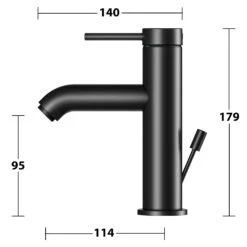 Keuco IXMO Soft Black Selection Einhebel-Waschtischmischer 100, Mit Zugstangen-Ablaufgarnitur -Megabad Verkäufe keuco ixmo soft waschtisch black selection 6824330