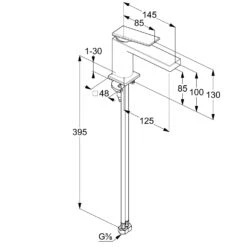 Kludi DECUS Waschtisch-Einhandmischer 85 Ohne Ablaufgarnitur -Megabad Verkäufe kludi badarmaturen decus waschtisch einhandmischer 85 13766468
