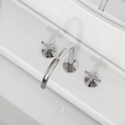 Kludi NOVA FONTE Classic 3-Loch-Waschtischarmatur Für Standmontage -Megabad Verkäufe kludi badarmaturen nova fonte waschtisch classic 13691181