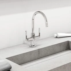 Kludi NOVA FONTE Puristic 1-Loch-Waschtischarmatur Für Standmontage