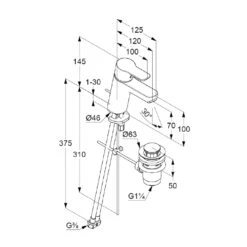 Kludi PURE&EASY Waschtisch-Einhandmischer 70 Mit Kunststoff-Ablaufgarnitur 5 Kludi PURE&EASY Waschtisch-Einhandmischer 70 Mit Kunststoff-Ablaufgarnitur -Megabad Verkäufe kludi badarmaturen pure easy waschtisch einhandmischer 13853125