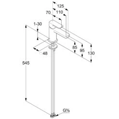 Kludi RENON Waschtisch-Einhandmischer 85 Ohne Ablaufgarnitur 5 Kludi RENON Waschtisch-Einhandmischer 85 Ohne Ablaufgarnitur -Megabad Verkäufe kludi badarmaturen renon waschtisch einhandmischer 85 13766736