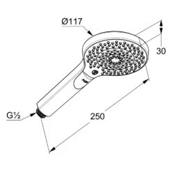 Kludi DIVE Handbrause XDIVE 3S -Megabad Verkäufe kludi dusche kollektionen dive handbrause 12326974