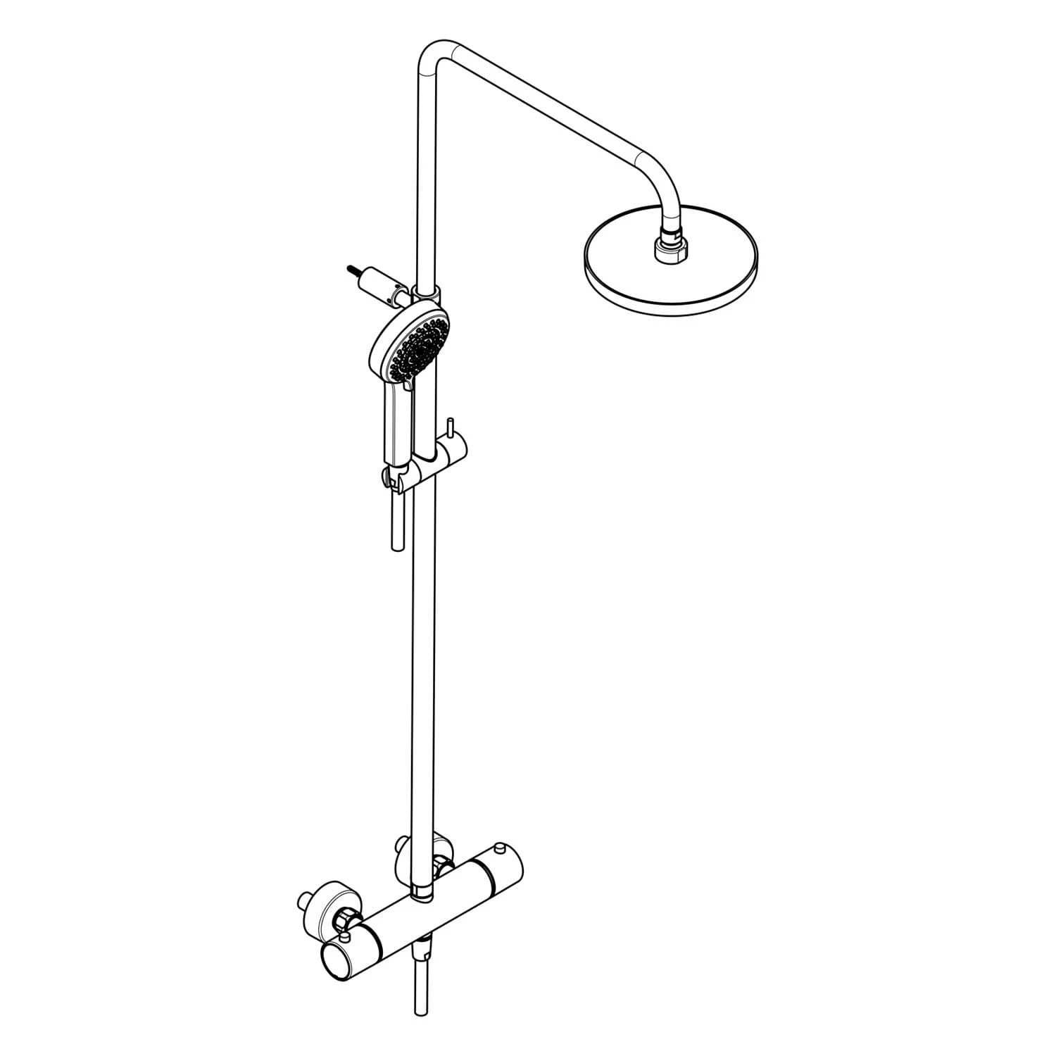 Kludi DIVE Thermostat Dual Shower System SDive 3S 4 Kludi DIVE Thermostat Dual Shower System SDive 3S – Bild 2