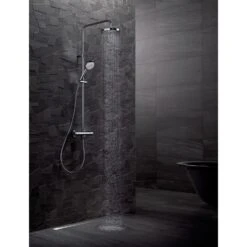 Kludi LOGO Thermostat Dual Shower System 15 Kludi LOGO Thermostat Dual Shower System -Megabad Verkäufe kludi dusche kollektionen duschsysteme logo 13334870