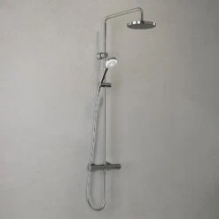 Kludi LOGO Thermostat Dual Shower System