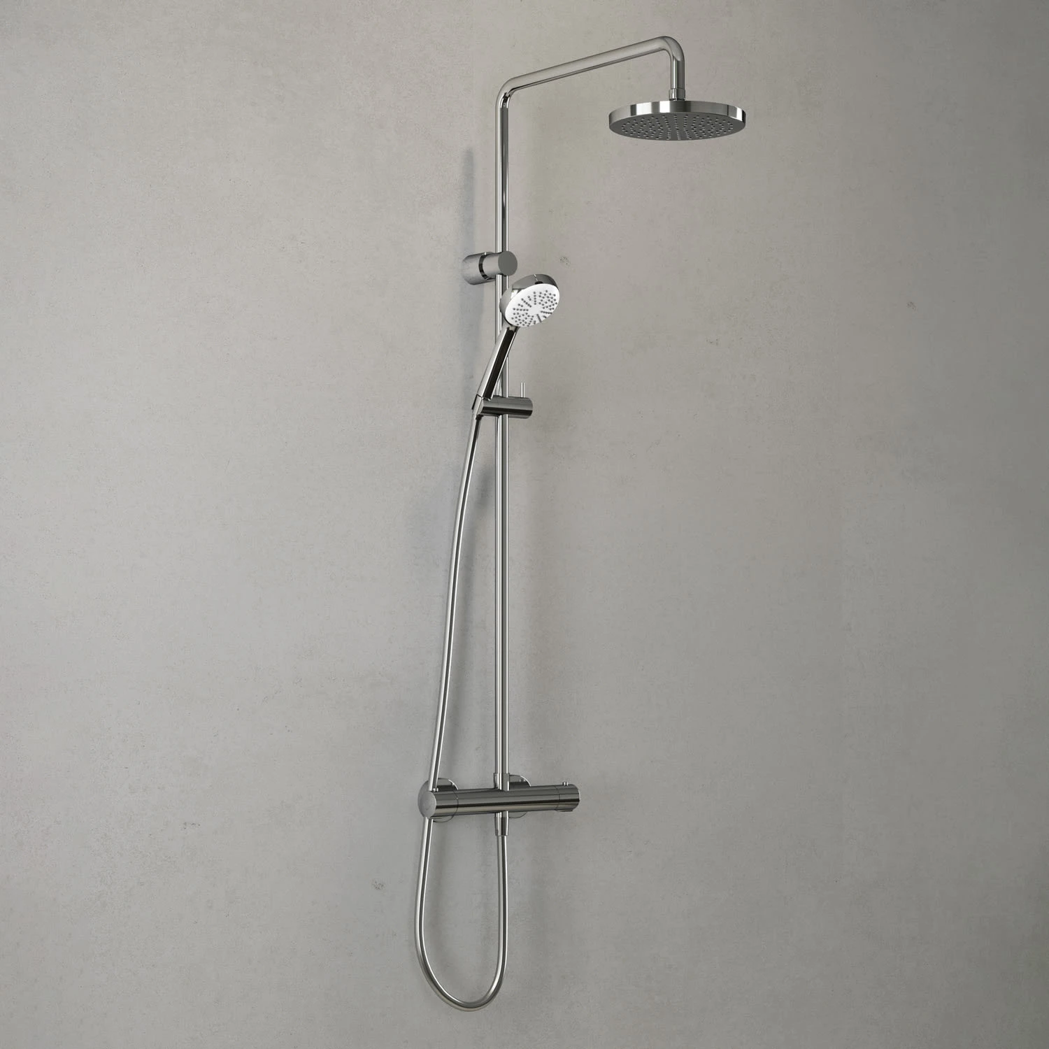 Kludi LOGO Thermostat Dual Shower System 3 Kludi LOGO Thermostat Dual Shower System