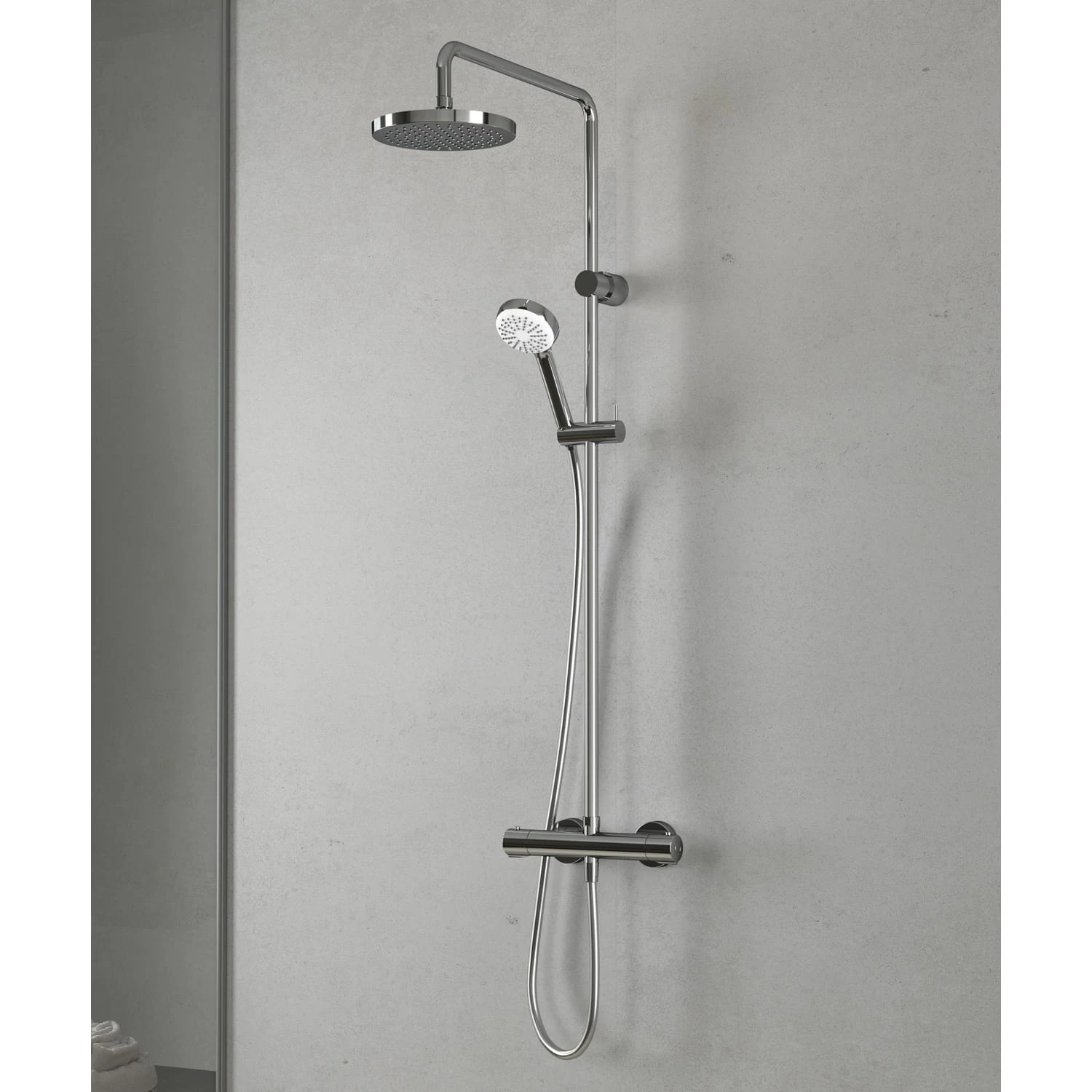 Kludi LOGO Thermostat Dual Shower System 5 Kludi LOGO Thermostat Dual Shower System – Bild 3