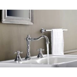 Kronenbach IOTA 2.0 Dreiloch-Waschtischarmatur Ohne Ablaufgarnitur -Megabad Verkäufe kronenbach badarmaturen iota waschtisch dreiloch waschtischarmatur 4847630