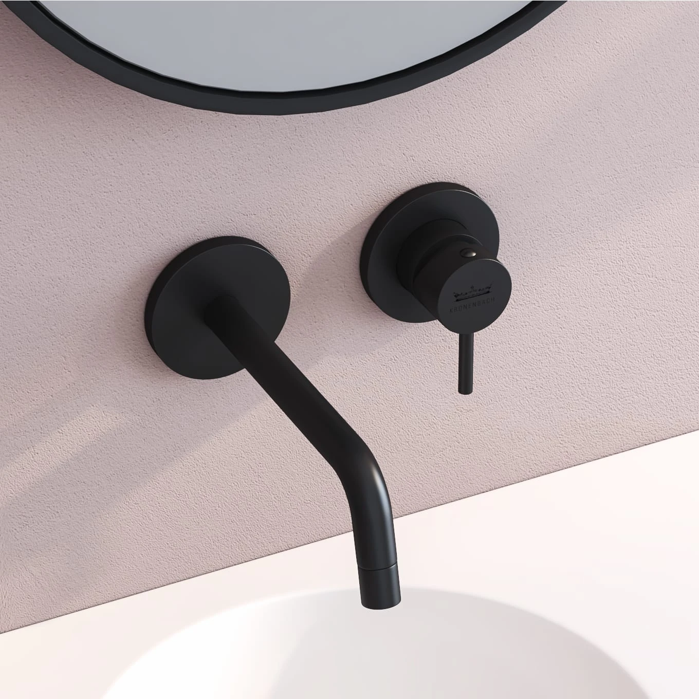 Kronenbach Lima 2.0 Black Waschtisch-Wandarmatur 17,5 Cm Inkl. Grundkörper 3 Kronenbach Lima 2.0 Black Waschtisch-Wandarmatur 17,5 Cm Inkl. Grundkörper