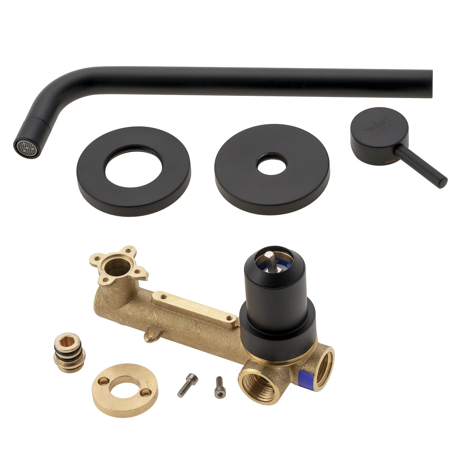 Kronenbach Lima 2.0 Black Waschtisch-Wandarmatur 24,5 Cm Inkl. Grundkörper 8 Kronenbach Lima 2.0 Black Waschtisch-Wandarmatur 24,5 Cm Inkl. Grundkörper – Bild 6