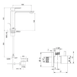 Kronenbach Quara 3.0 Montage- Und Armaturenset XL Für Waschtisch 6 Kronenbach Quara 3.0 Montage- Und Armaturenset XL Für Waschtisch -Megabad Verkäufe kronenbach badarmaturen quara 3 montage und 13821437