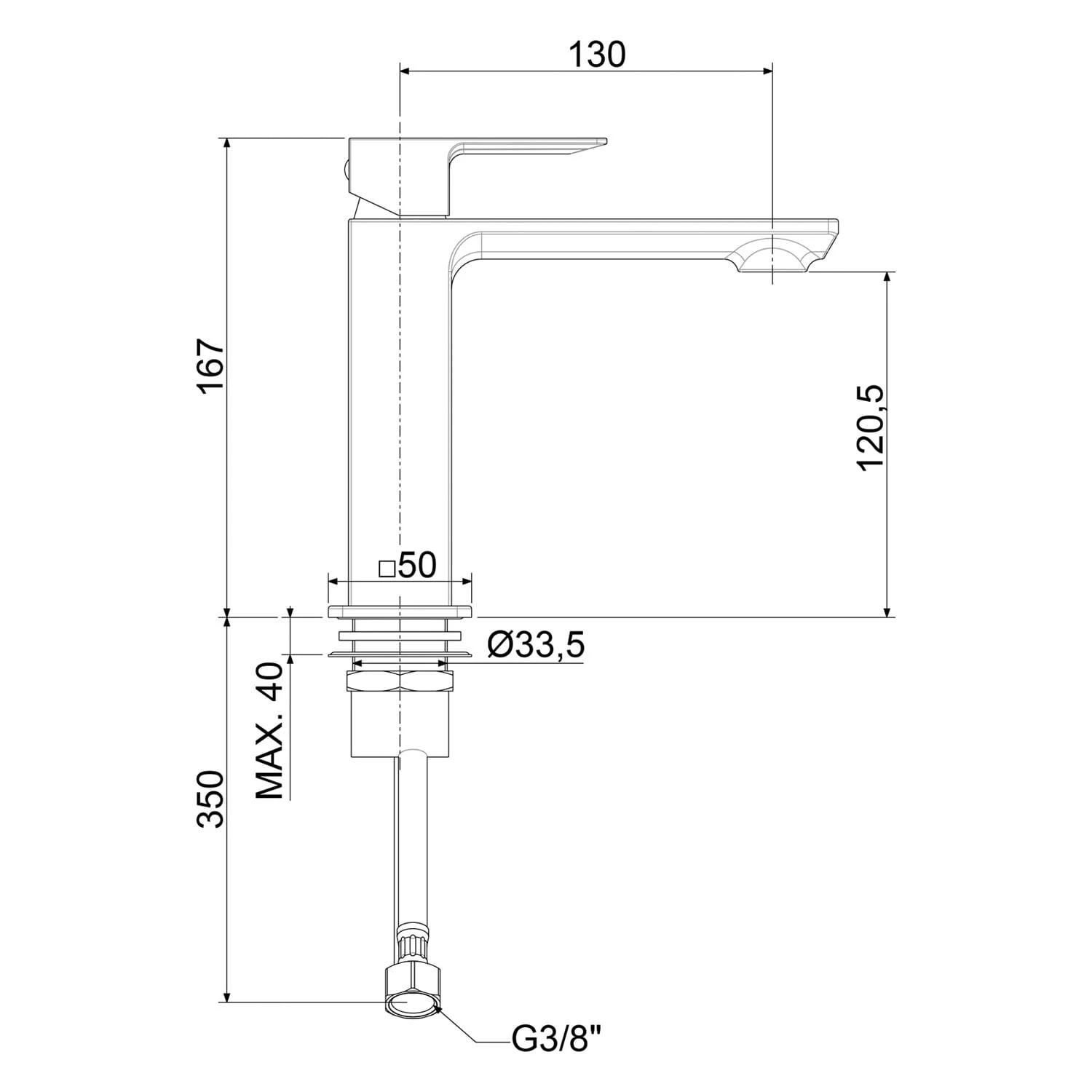 Kronenbach Quara 3.0 Waschtisch-Einhebelmischer Ohne Ablaufgarnitur 6 Kronenbach Quara 3.0 Waschtisch-Einhebelmischer Ohne Ablaufgarnitur – Bild 4