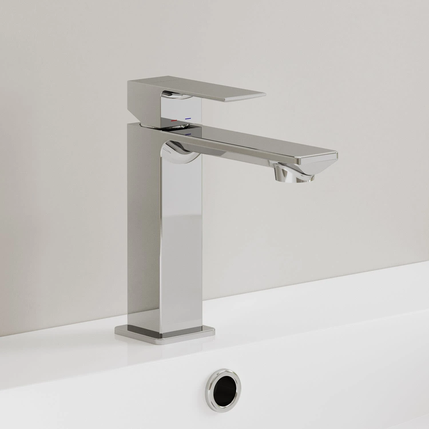 Kronenbach Quara 3.0 Waschtisch-Einhebelmischer Mit Ablaufgarnitur 3 Kronenbach Quara 3.0 Waschtisch-Einhebelmischer Mit Ablaufgarnitur