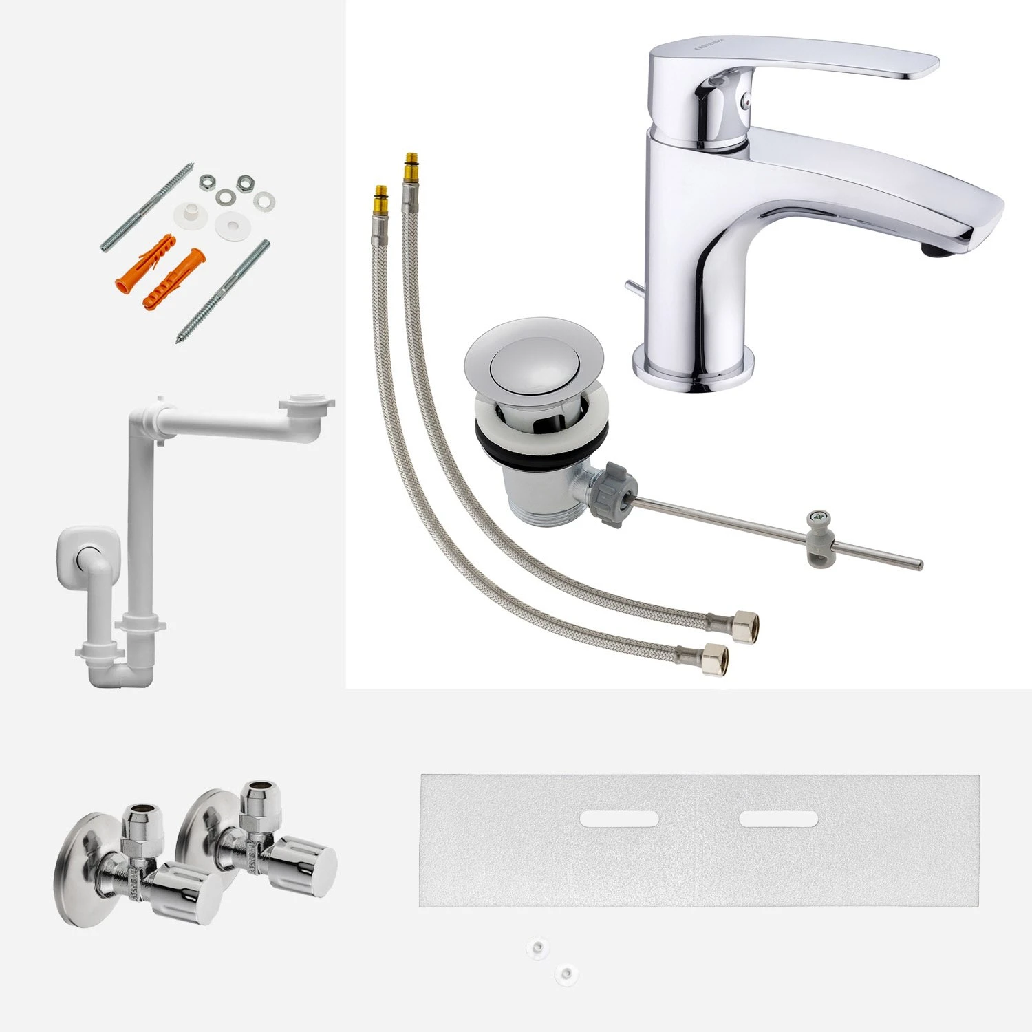 Kronenbach Rivara Montage- Und Armaturenset Für Waschtisch Mit Unterschrank 4 Kronenbach Rivara Montage- Und Armaturenset Für Waschtisch Mit Unterschrank – Bild 2