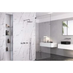 Kronenbach Zeta 2.0 Brausekomplett-Set Mit Kopfbrause Und Brausegarnitur -Megabad Verkäufe kronenbach badarmaturen zeta waschtisch brauseset mit 6763816