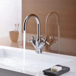 Kronenbach Zeta 2.0 Zweigriff-Waschtischmischer Ohne Ablaufgarnitur 10 Kronenbach Zeta 2.0 Zweigriff-Waschtischmischer Ohne Ablaufgarnitur -Megabad Verkäufe kronenbach badarmaturen zeta waschtisch zweigriff waschtischmischer 6119881