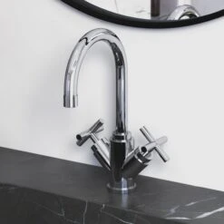 Kronenbach Zeta 2.0 Zweigriff-Waschtischmischer Ohne Ablaufgarnitur