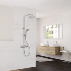 Kronenbach Aufputz-Duschsystem Rund Mit Thermostat Und Kopfbrause Ø 20cm 8 Kronenbach Aufputz-Duschsystem Rund Mit Thermostat Und Kopfbrause Ø 20cm -Megabad Verkäufe kronenbach duschsysteme aufputz rund mit kopfbrause 11773638