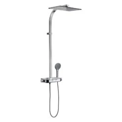 Kronenbach Duschsystem Aufputz Mit Smart Push Thermostat Und Glasablage -Megabad Verkäufe kronenbach duschsysteme mit smartpush thermostat und 6127921