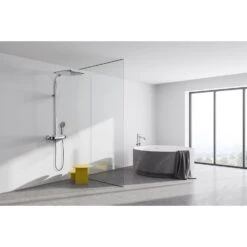 Kronenbach Duschsystem Aufputz Mit Smart Push Thermostat Und Glasablage -Megabad Verkäufe kronenbach duschsysteme mit smartpush thermostat und 6840089