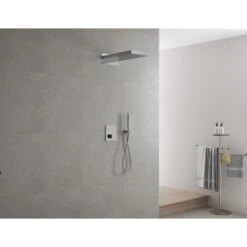 Kronenbach Smart Push Thermostat Duschsystem Unterputz Für 3 Verbraucher, Eckig -Megabad Verkäufe kronenbach duschsysteme quara 2 unterputz mit 13014252