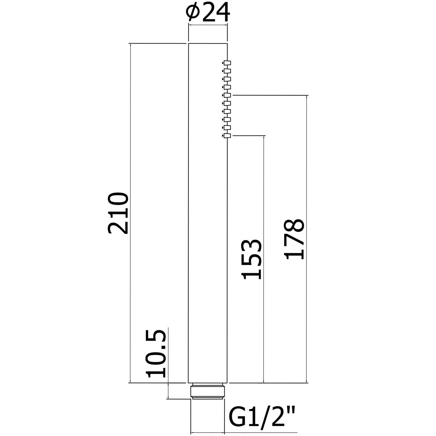 Kronenbach SUPRA Stick Stabhandbrause 4 Kronenbach SUPRA Stick Stabhandbrause – Bild 2
