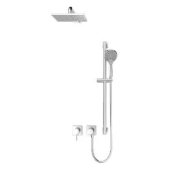 Keuco IXMO Unterputz Duschsystem Mit Einhebelmischer, Handbrause, Brausestange Und Kopfbrause, Eckig -Megabad Verkäufe marken keuco ixmo duschsysteme 13881647