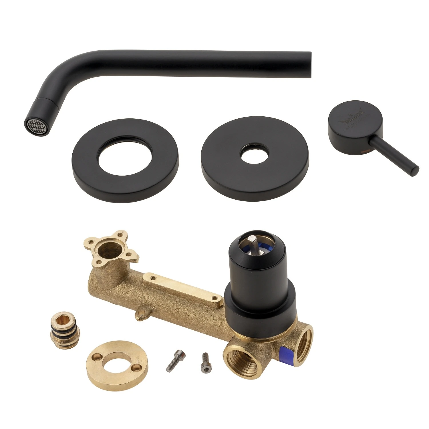 Kronenbach Lima 2.0 Black Waschtisch-Wandarmatur 17,5 Cm Inkl. Grundkörper 10 Kronenbach Lima 2.0 Black Waschtisch-Wandarmatur 17,5 Cm Inkl. Grundkörper – Bild 8