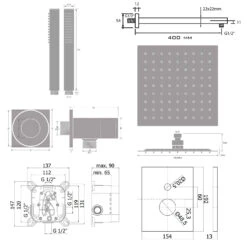 Kronenbach Quara 3.0 Duschsystem Unterputz, Einhebelmischer Mit Umsteller, Eckig 11 Kronenbach Quara 3.0 Duschsystem Unterputz, Einhebelmischer Mit Umsteller, Eckig -Megabad Verkäufe marken kronenbach duschsysteme 13916932