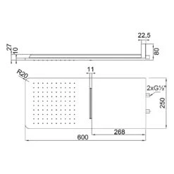 Steinberg Sensual Rain "Wall Rain" Regenpaneel Mit Thermostat -Megabad Verkäufe marken steinberg sensual rain duschsysteme 10254485