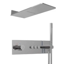 Steinberg Sensual Rain "Wall Rain" Regenpaneel Mit Thermostat