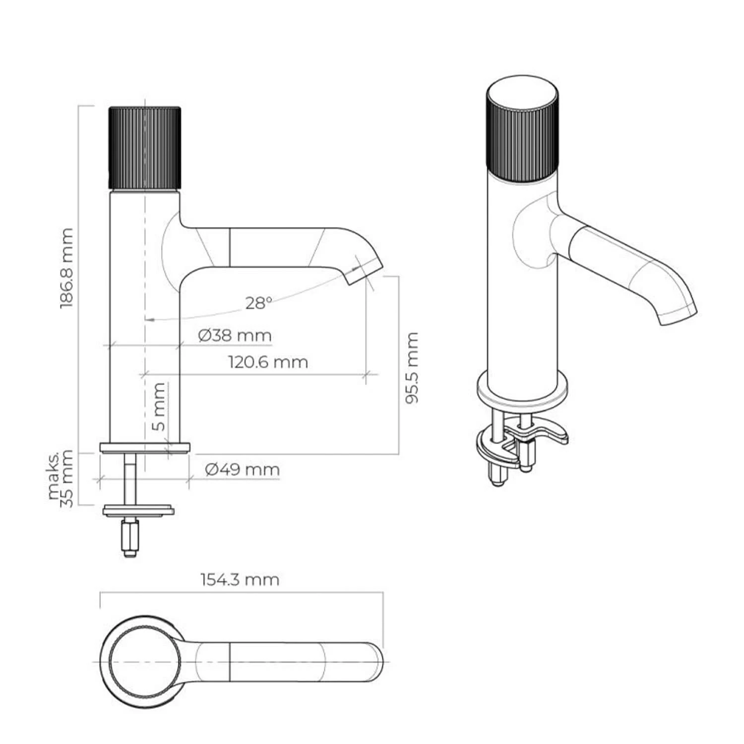 OLTENS Hamnes Waschbecken-Einhebelmischer, Höhe 18,7 Cm 6 OLTENS Hamnes Waschbecken-Einhebelmischer, Höhe 18,7 Cm – Bild 4