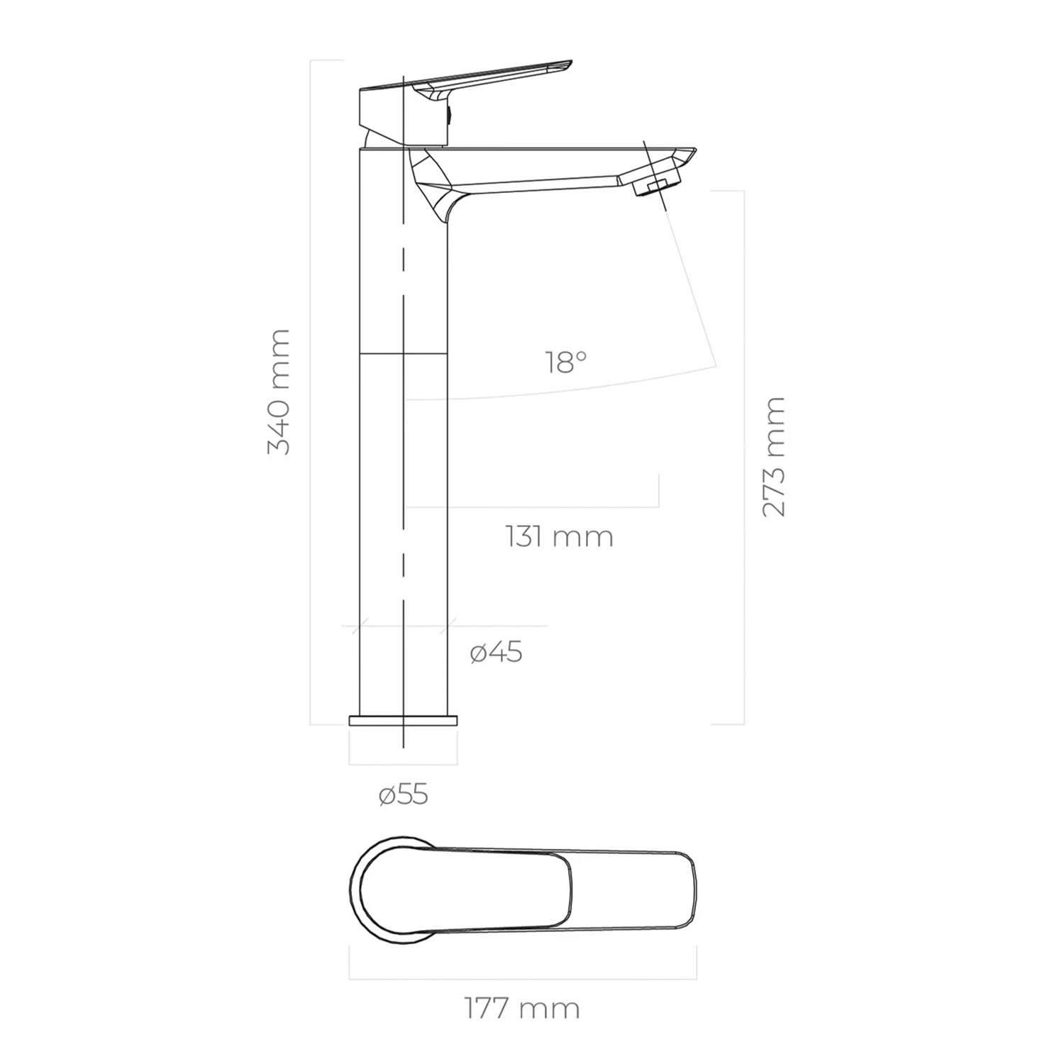 OLTENS Vernal Waschbecken-Einhebelmischer, Höhe 34 Cm 4 OLTENS Vernal Waschbecken-Einhebelmischer, Höhe 34 Cm – Bild 2