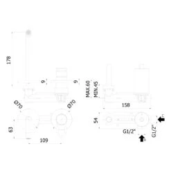Pianura Stella Waschtisch-Wandarmatur 17,8 Cm Inkl. Grundkörper, Wassersparend -Megabad Verkäufe pianura badarmaturen stella waschtisch einhebelmischer 5 12489412