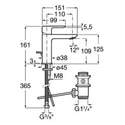 Roca Cala Einhebel-Waschtischmischer Mit Ablaufgarnitur 9 Roca Cala Einhebel-Waschtischmischer Mit Ablaufgarnitur -Megabad Verkäufe roca badarmaturen cala einhebel waschtischmischer mit 7080120
