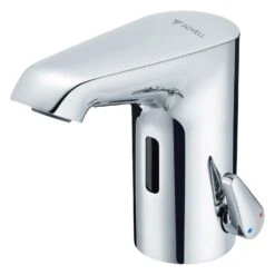 Schell XERIS E² Elektronische Waschtisch-Armatur Mit Unterputz-Netzteil, Hochdruck-Mischwasser, S