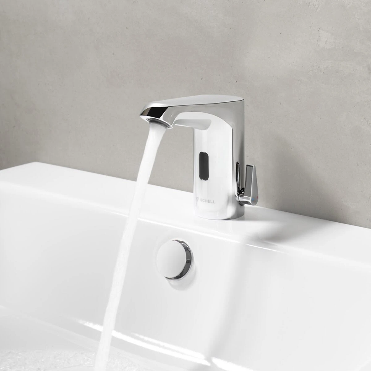 Schell XERIS E² Elektronische Waschtisch-Armatur Mit Unterputz-Netzteil, Hochdruck-Mischwasser, S 7 Schell XERIS E² Elektronische Waschtisch-Armatur Mit Unterputz-Netzteil, Hochdruck-Mischwasser, S – Bild 5