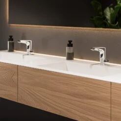 Schell XERIS E² Elektronische Waschtisch-Thermostatarmatur Mit Batteriebetrieb, Hochdruck-Mischwasser, M -Megabad Verkäufe schell badarmaturen xeris elektronische waschtisch hd 13924543